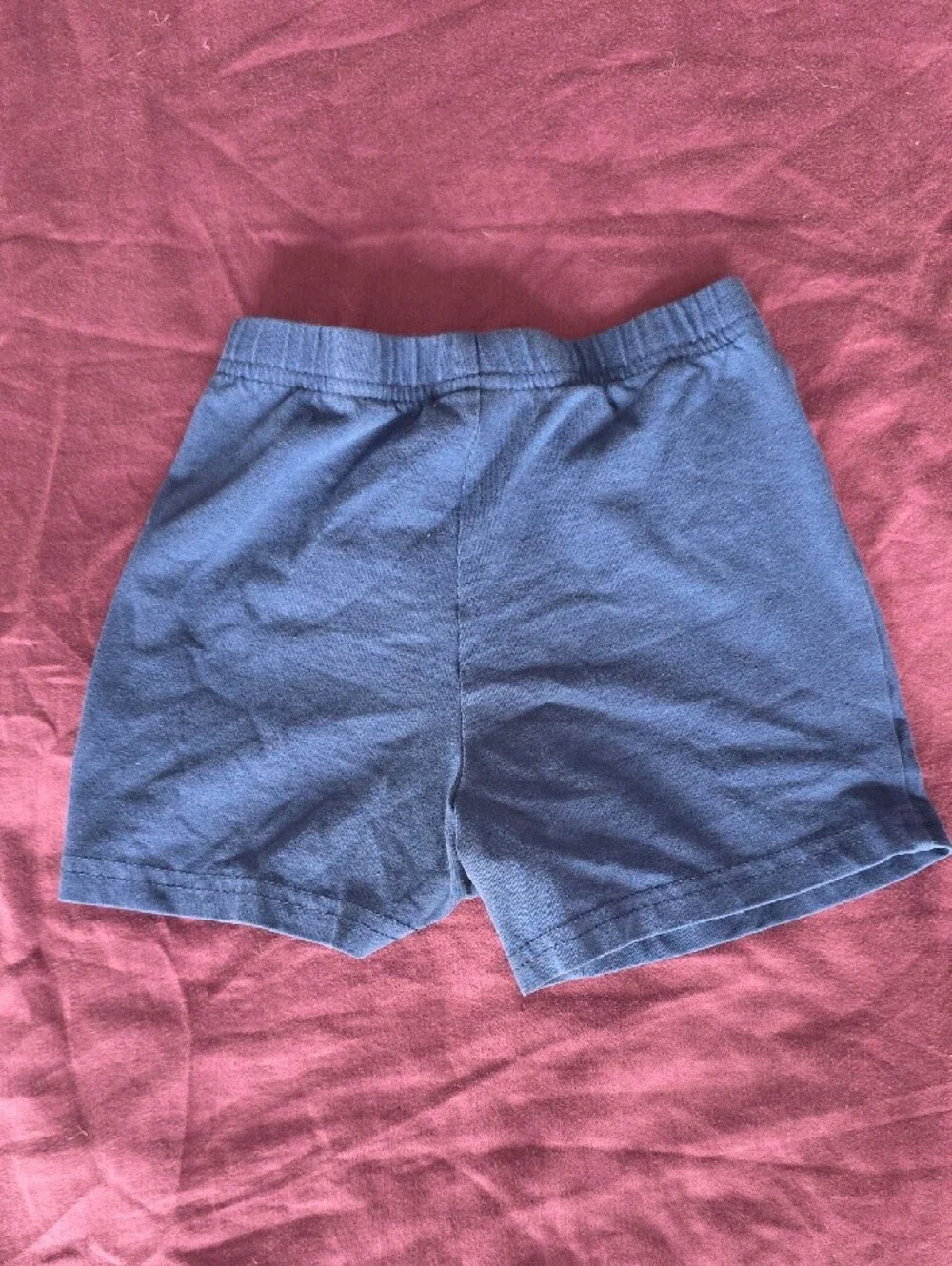 Carter's Cotton Elastic-Waist Shorts - White & Blue